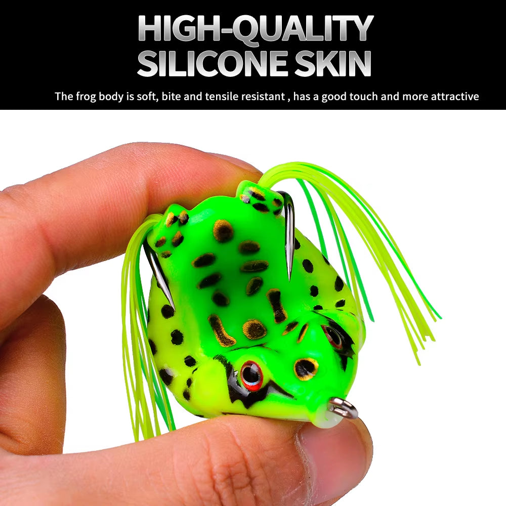 Wholesale Black Fish Bionic Soft Lures Frog Lures - Factory Direct Supply