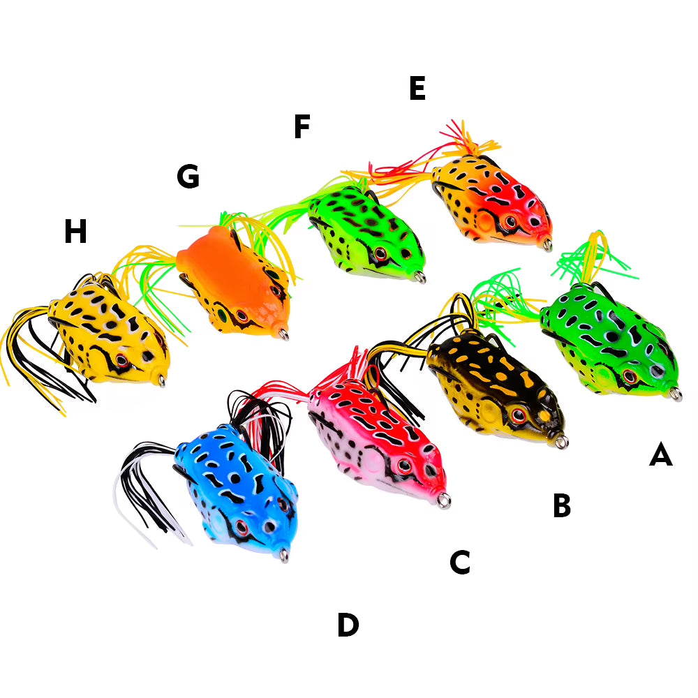 Wholesale Black Fish Bionic Soft Lures Frog Lures - Factory Direct Supply