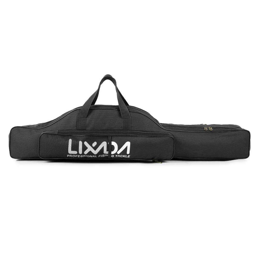 Lixada 100/130/150Cm Fishing Bag Portable Folding Fishing Rod Reel Bag Fishing Tackle Carry Case Carrier Bag Backpack Fishing
