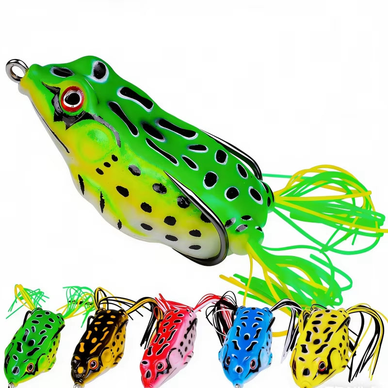 Wholesale Black Fish Bionic Soft Lures Frog Lures - Factory Direct Supply