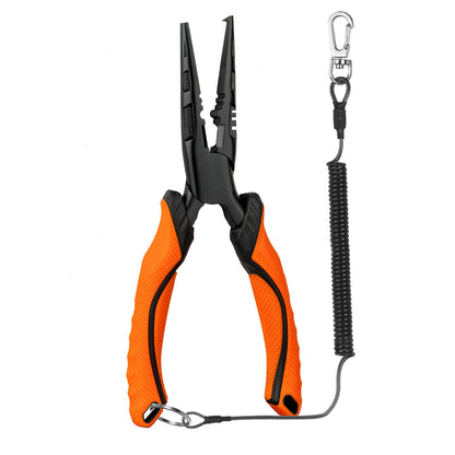 7 Inch Carbon Steel Fishing Pliers Open Ring Custom Wholesale Saltwater Multi Tool Hook Removal Outdoor Fishing